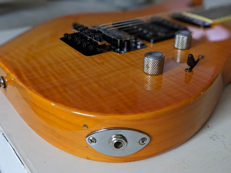 Jackson DK2 Made In Japan HSS Transparent Amber | Reverb