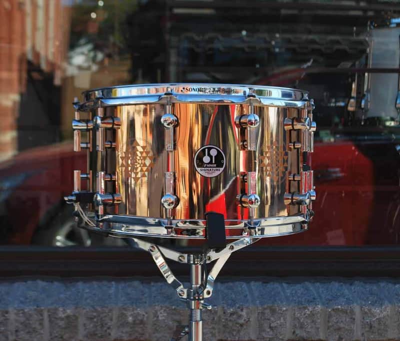 Sonor 8x14" Danny Carey Signature Bronze Snare Drum image 1