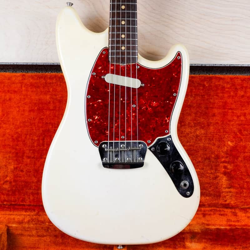 Fender Musicmaster II 1965 Olympic White All Original Vintage Offset w/ OHSC
