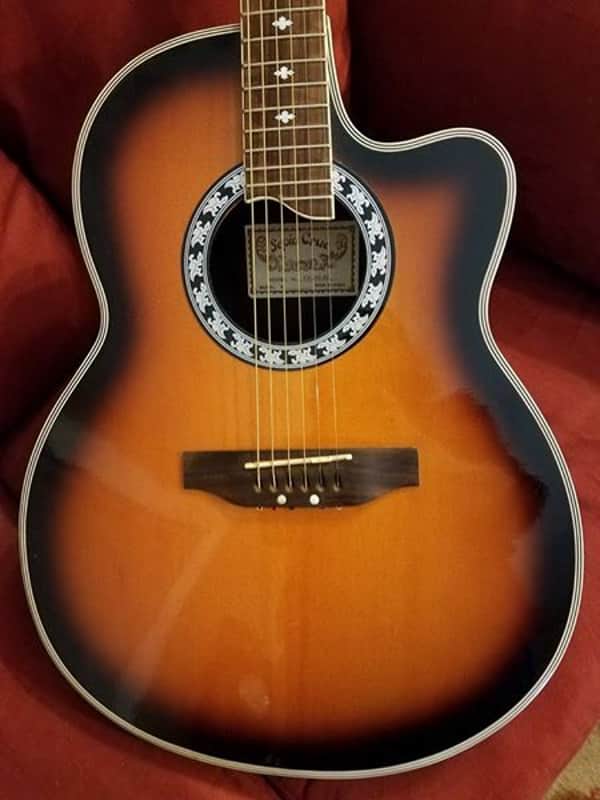 Sepia Crue EA-240-BS Acoustic Electric Guitar With Cutaway | Reverb