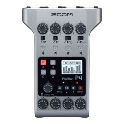 Zoom Podtrak P4 Podcast Studio Mixer/Recorder/USB Interface P-4 Pod-Track image 1