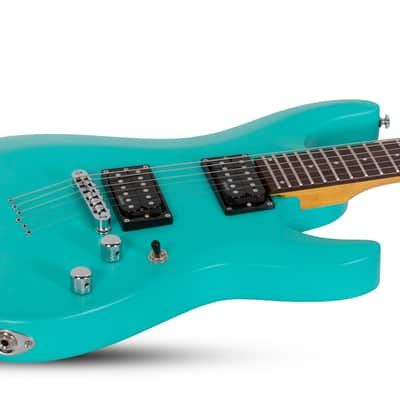 Schecter C-6 Deluxe Satin Aqua image 10