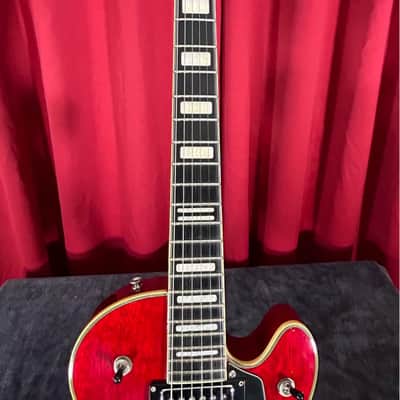 Hagstrom Swede 2004 - 2005 - Red with Original Hardshell Case image 5