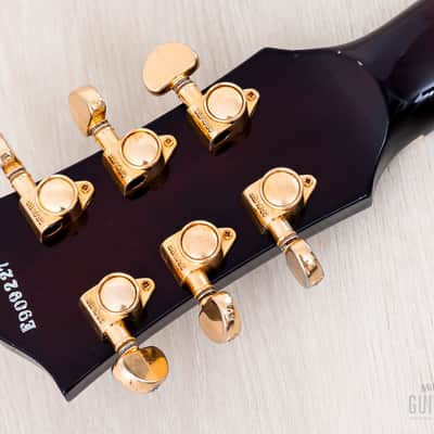 1990 Greco RS-90 Clear Sound Project Vintage Semi-Hollow ES-Style Guitar Sunburst, Japan Fujigen image 5