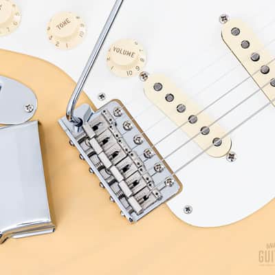 2022 Fender American Vintage II ‘57 Stratocaster Left-Handed Vintage Blonde w/ Case, Hangtags, COA image 9