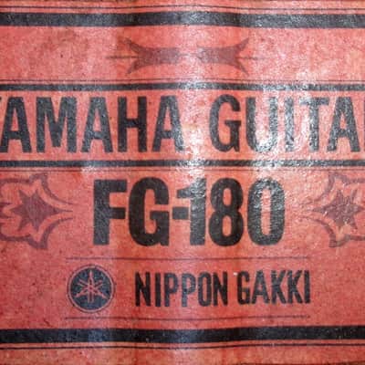 Yamaha FG-180 Jumbo Dreadnought Circa 1972 - Natural image 25