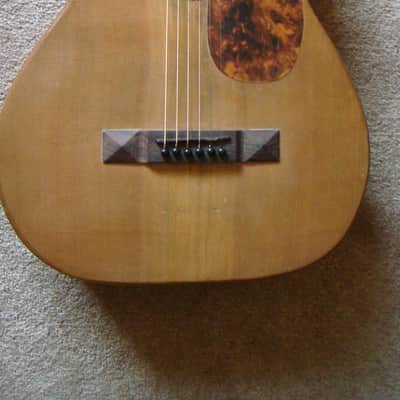 Richtone L-00 size guitar - sinker cedar top, flamed mahogany sides, canarywood back image 2