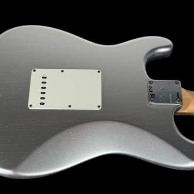 2024 Fender Stratocaster 1969 Custom Shop '69 Reissue Strat Journeyman Relic ~ Aged Fire Mist Silver image 3