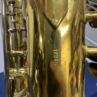 Vintage Martin Busine Alto Sax Saxophone with Original Case Made in the USA for Parts or Repair 1919 image 16
