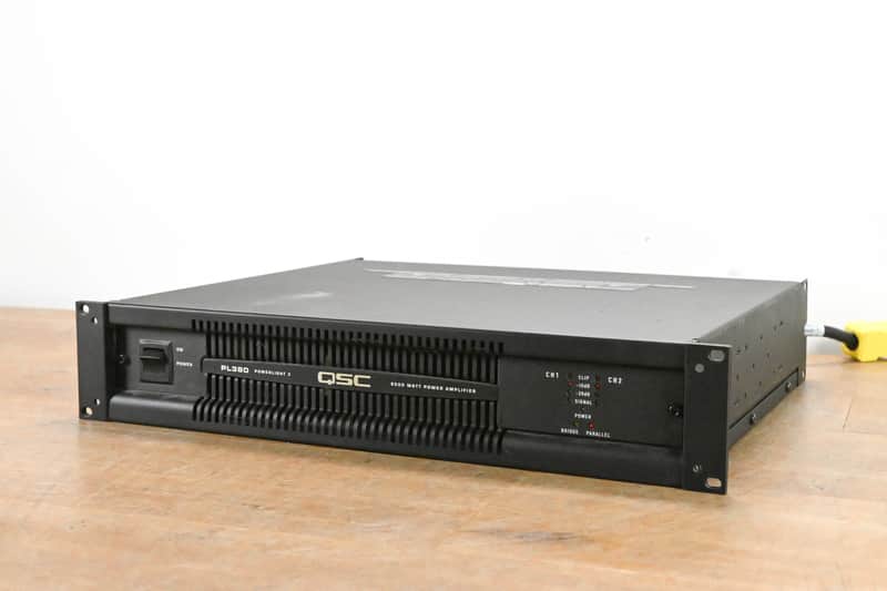 QSC PL380 Powerlight 3 Series 2-Channel Power Amplifier CG012GH image 1