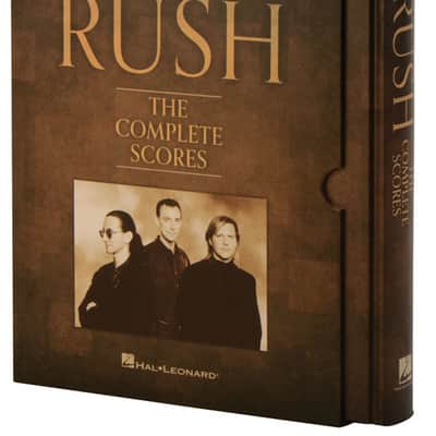 Hal Leonard Rush - The Complete Scores Deluxe Hardcover Book with Protective Slip Case 2022 image 1
