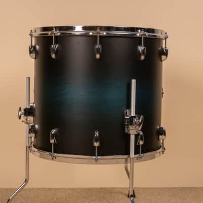Gretsch Renown 16x18 Satin Antique Blue Burst Floor Tom image 5
