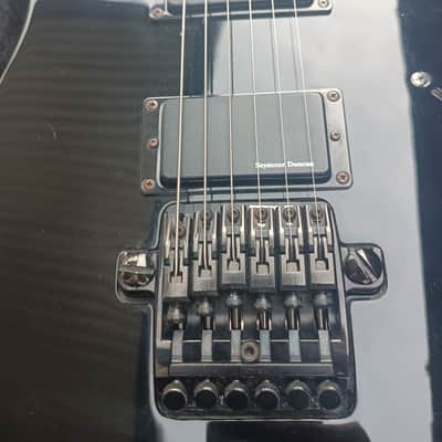 Ibanez MTM1-BK Mick Thomson Signature with Seymour Duncan Pickups 2008 - 2009 - Black image 3