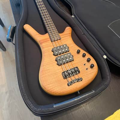 Warwick MasterBuilt Corvette $$ 4-String Bass Flamed Maple image 1