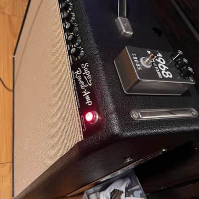 Fender Super Reverb 2-Channel 40-Watt 4x10" Guitar Combo 1963 - 1967 - Black Panel image 3