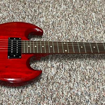 Epiphone SG Transparent Red image 7