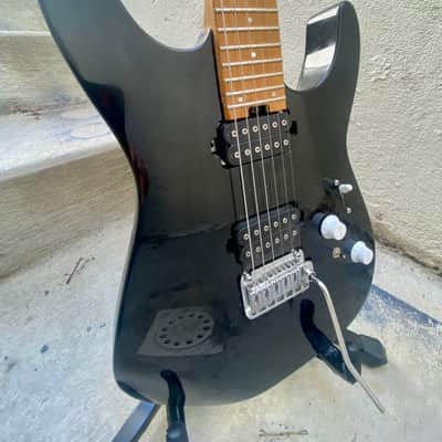 Black Charvel Pro-Mod DK24 HH 2PT CM (Used) image 1