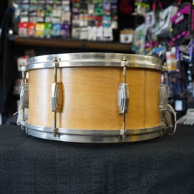 1940 Ludwig & Ludwig USA Chicago 6.5x14" Maple/Poplar Snare Drum - Satin Natural Maple image 11