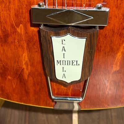 RARE! Epiphone Caiola 1966 ALL Original-1 5/8” Nut-Slim Taper Neck-Faded Cherry image 19