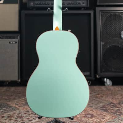 Gretsch G5021E Rancher Penguin Parlor Acoustic/Electric Guitar - Mint Metallic image 8