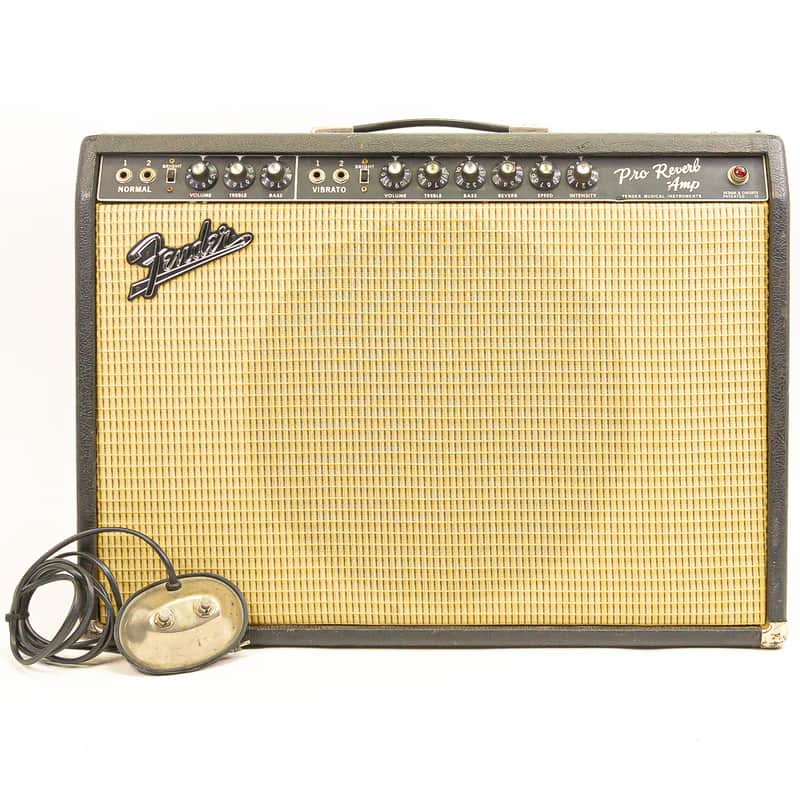 1967 Fender Pro Reverb 1x15" Blackface Combo Amplifier – Restored & Upgraded image 1