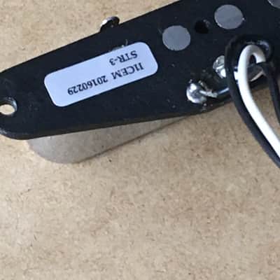 Seymour Duncan STR-3 Quarter Pound TELE Neck Pickup Chrome Cover Series Mod Wire image 7
