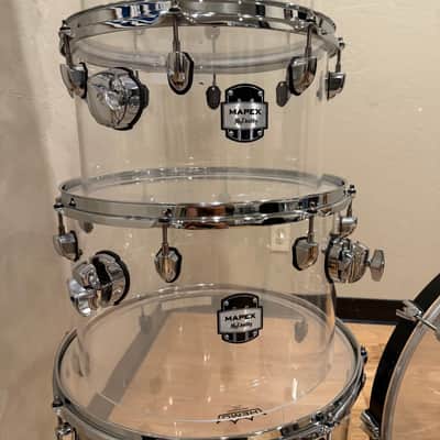 ~WOW!~ Mapex MyDentity Acrylic 9-Piece Concert Tom Drum Kit Set (Rm4) image 4