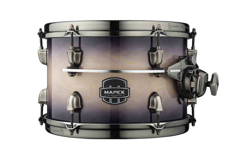 Mapex Saturn Evolution 10x8" Exotic Violet Burst Lacquer w/Black Hardware Drum Rack Tom Tom Birch-Walnut | NEW | WorldShip | Dealer image 1