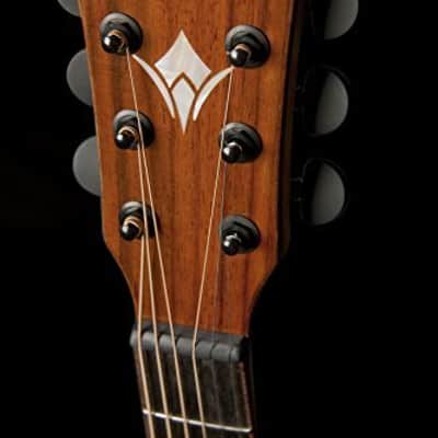Washburn Comfort Deluxe 55 Series Grand Auditorium Cutaway Acoustic Electric Guitar, Koa (WCG55CE-O-U) image 6