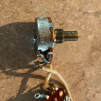 1965 Fender Jazz Precision Mustang guitar bass pots harness jack image 4