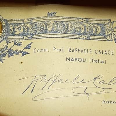 Raffael Calace & Figlio Classical Guitar-Luthier-Made, Naples, Italy 1960 image 3