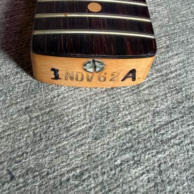 Vintage 1962 Fender Jaguar A Neck Original Frets & Bushings image 14