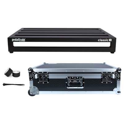 Pedaltrain Classic 3 with Wheeled Tour Case