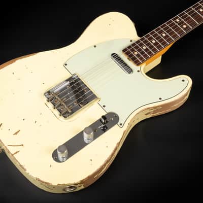 Fender Custom Shop '64 Reissue L-Series Telecaster RW Heavy Relic - Vintage White | USA 1964 Josefina Campos Handwound Pickups 3.39kg | CoA OHSC image 6