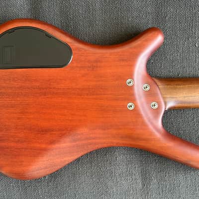 Warwick German Pro Series Corvette Bubinga 5 Active 2010s - Natural Transparent image 8