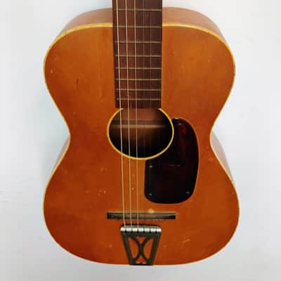 Harmony H927 "Stella" Parlor Tailpiece Guitar - 1960s - Natural - AS-IS image 9