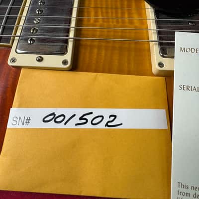 Gibson Custom Shop Les Paul 1960 V2 LTD. ED. Anniv. Reissue 2020 # 001502 - Tomato Soup Burst image 16