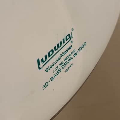 Early 70's Ludwig 26" Bonham Weather Master Drum Head with Logo image 3