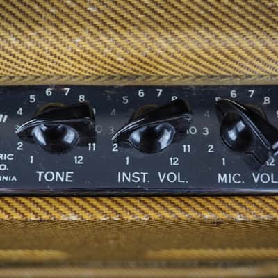 Fender Deluxe 1954 Tweed - 100% Original Collectible Condition image 7