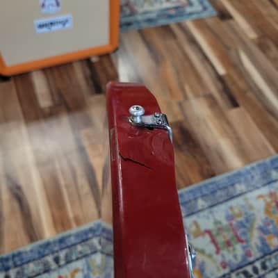 1960 Supro Belmont Poppy Red w/ Case image 21