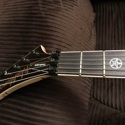 Washburn Vindicator HM Series Scott Ian Signature *RARE Blood Splatter V Guitar* image 6
