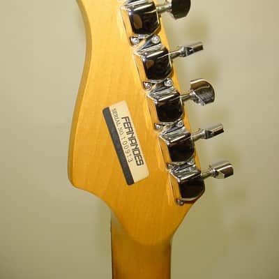 1990's Fernandes "Strat" Style Electric Guitar Sunburst - Previously Owned image 9