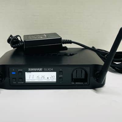 Shure GLXD4=-Z2 GLXD4 Digital Wireless Receiver with Shure PS42US AC Adapter Power Supply for GLXD GLX-D GLXD14 Vocal Mic Guitar Instrument Systems 2400-2483.5MHz image 2
