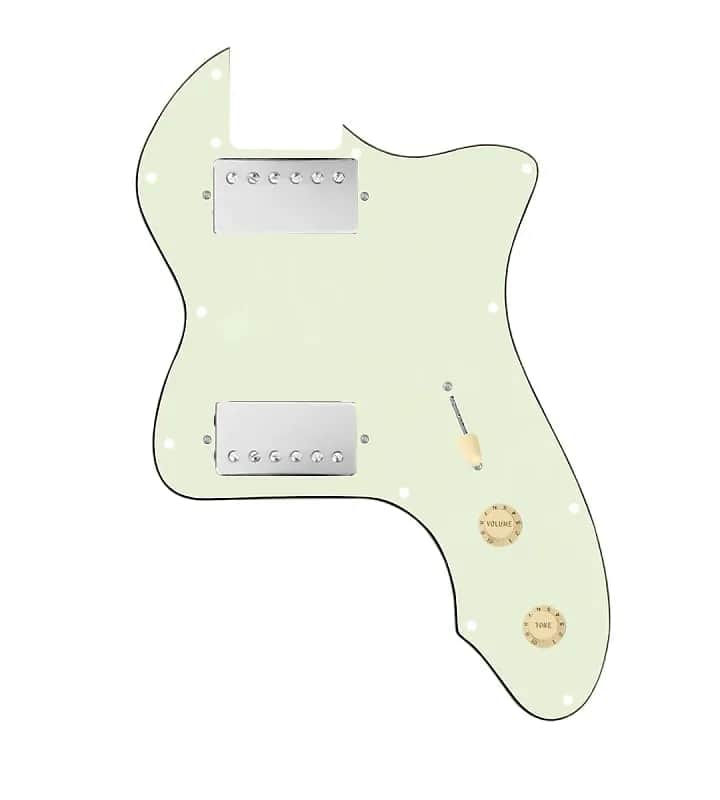 920D Custom 72 Thinline Tele Loaded Pickguard Mint Green - Smoothie Humbuckers image 1