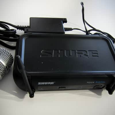 SHURE PGX2 SM58 Microphone & PGX4 DIGITAL Circa-2000s- Black & Silver image 12