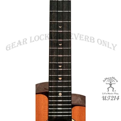 aNueNue X Luthier Mitsuta UT214 cedar bird all solid cedar & indian rosewood tenor ukulele image 10