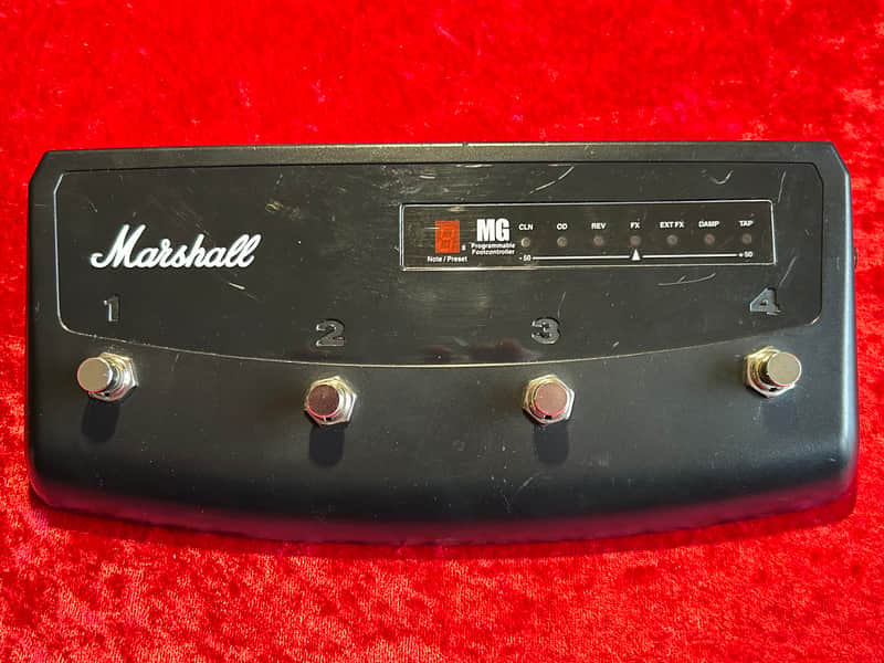 Marshall PEDL-90008 MG Series Programmable Amp Footswitch 2010s - Black image 1