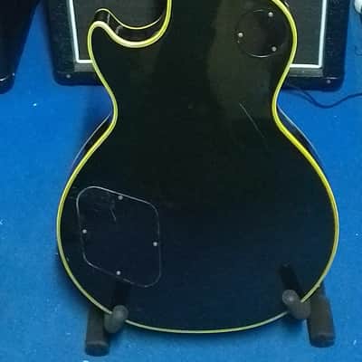Morris (H&S Anderson) Moridaira Les Paul Custom Black beauty 1980 - EBONY fretboard image 4