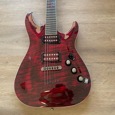 Schecter Diamond Series Red Exotic Star | Reverb