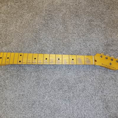 Nash T52 Telecaster Maple Neck with Tuners - Boatneck/Soft V image 1